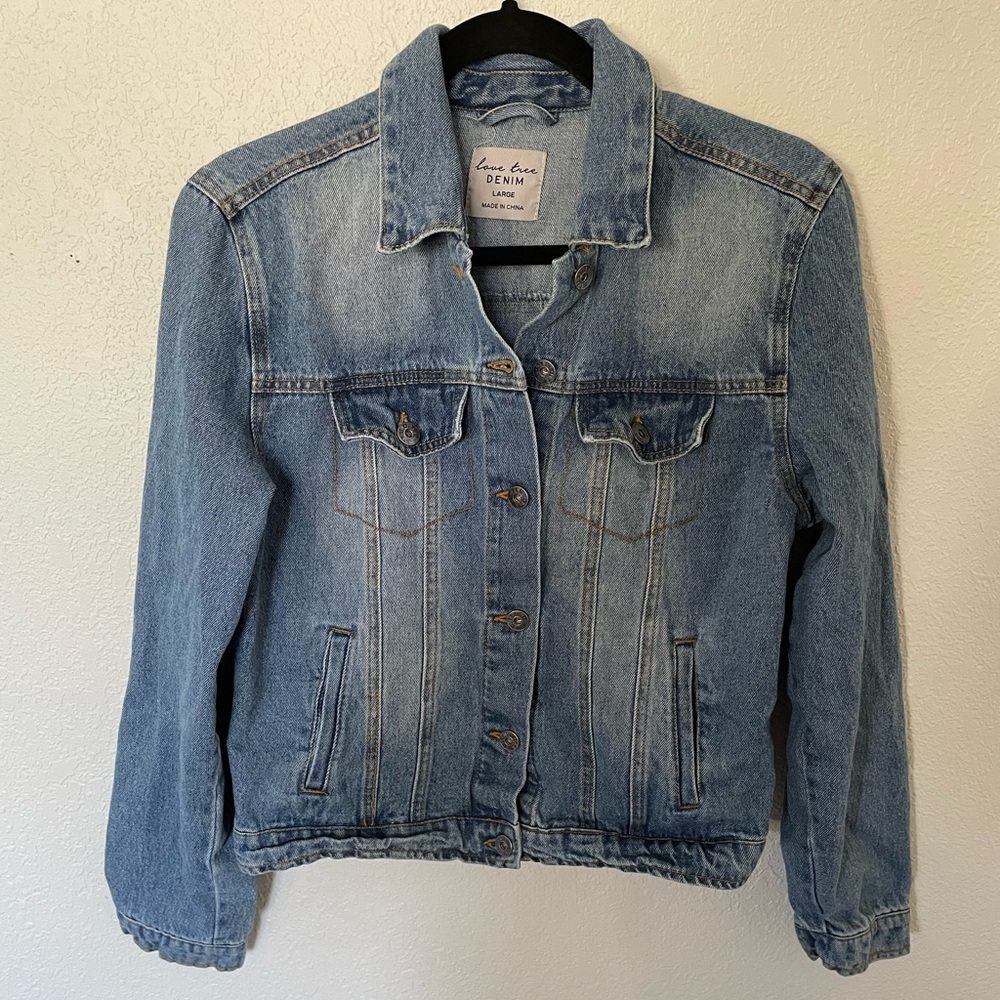 Love Tree Classic Blue Jean Jacket